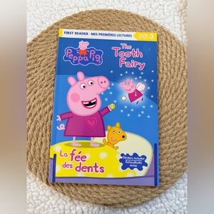 10/$25 • Peppa Pig The Tooth Fairy Bilingual Easy Reader Paperback